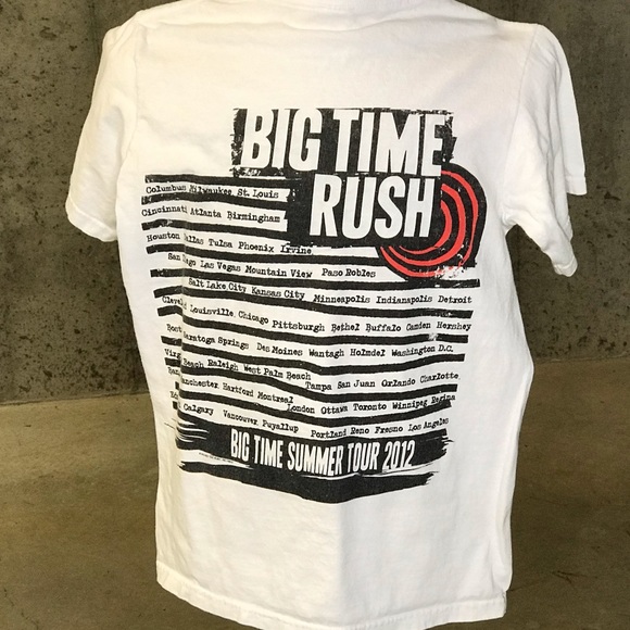 big time rush tour shirt 2012